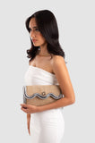 Silver Khoos Clutch